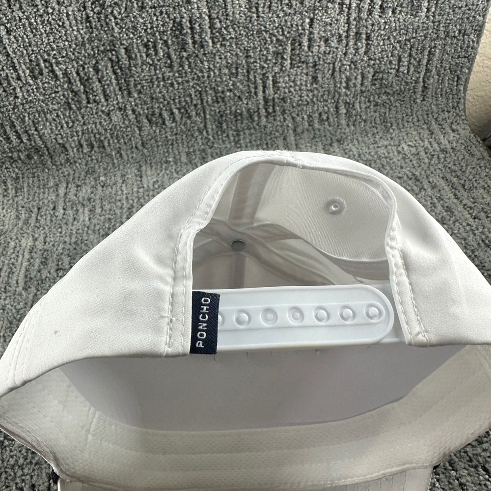 Poncho Outdoors Trucker Hat Men Snapback Cap White Pelican Sunset Patch Rope NEW - Picture 5 of 7